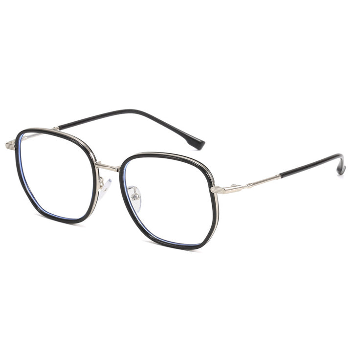 Dame geometrisk oversized solbrille Luvikno