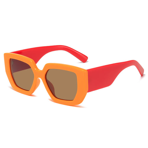 Damer Ekstravagant Geometrisk Solbrille Luvikno