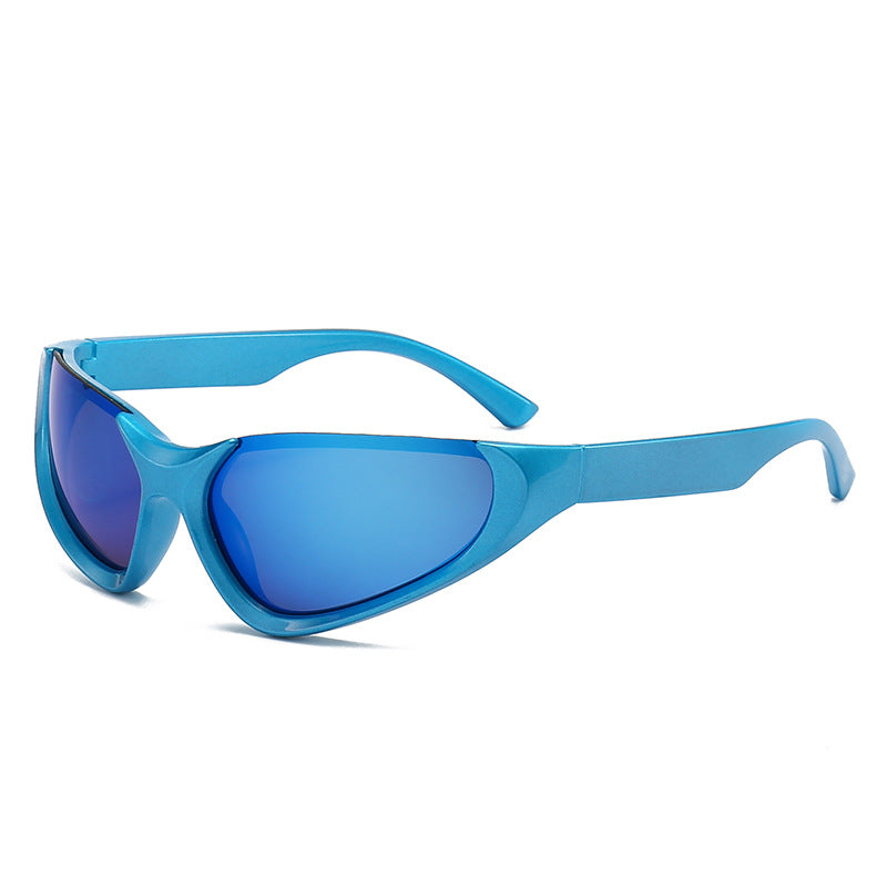 Damer sporty solbriller med aerodynamisk design Luvikno