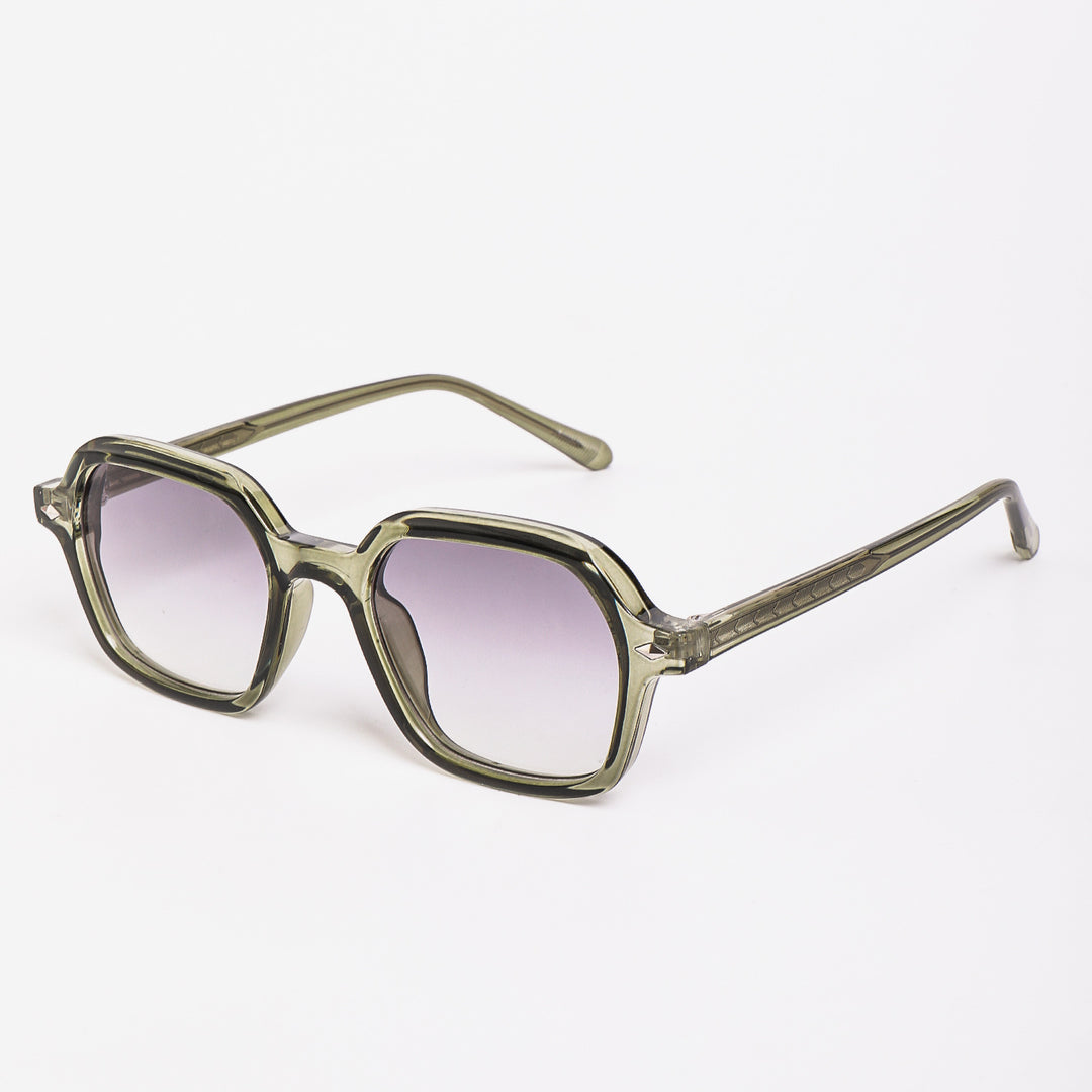 Dame moteriktig solbrille i stilig oktagon-design Luvikno