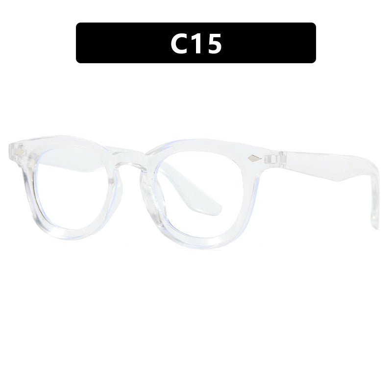 Damen modische Cat-Eye solbrille med transparent ramme Luvikno