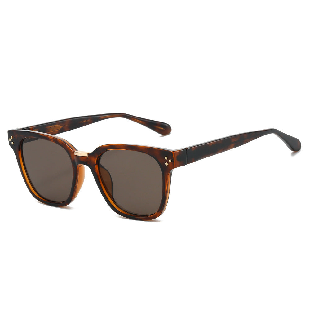 Damer Geometrisk solbrille med bred ramme og UV-beskyttelse Luvikno