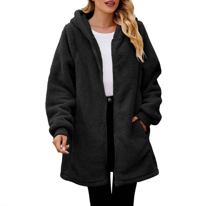 Luvik | Dame Komfortabel Fleece-Jakke med Lang Jakke
