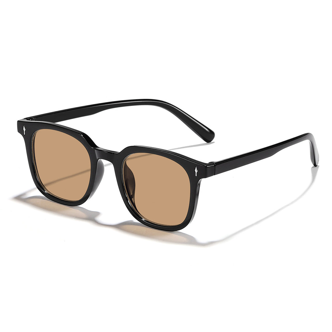 Damer fashionable solbriller med transparent ramme og UV-beskyttelse Luvikno