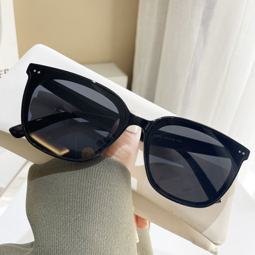 Dame oversized solbrille i elegant skilpaddemønster Luvikno