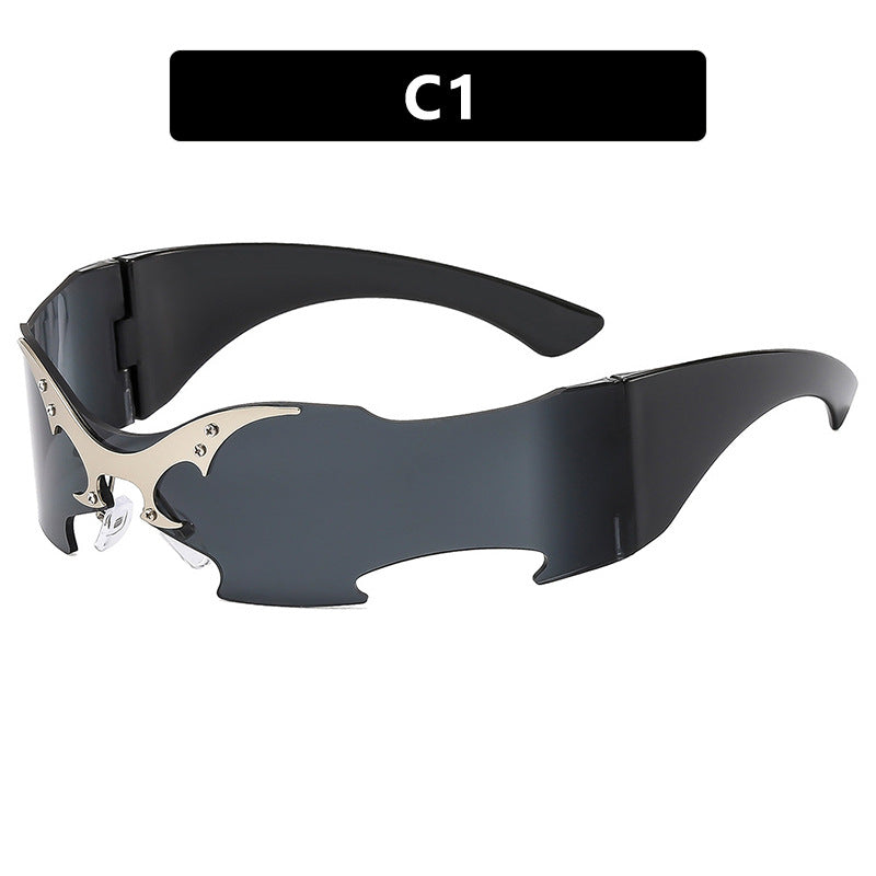 Dame futuristisk sportssolbrille Luvikno