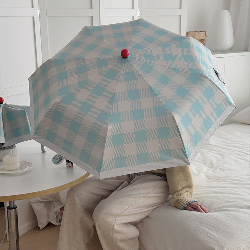 Dame sammenleggbart paraply med spesiell design Luvikno