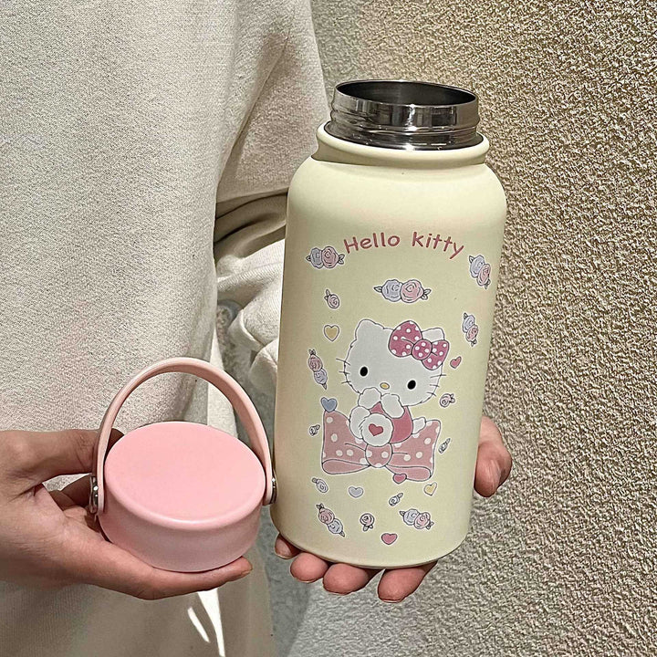 Dame isolert drikkeflaske med kreativt Hello Kitty-design Luvikno