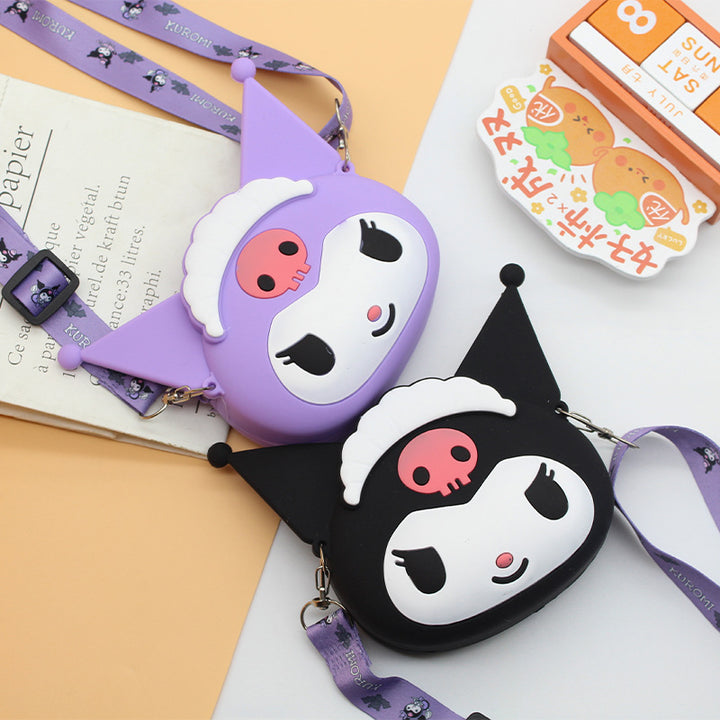 Dame Cartoon Messenger Bag i silikon Luvikno