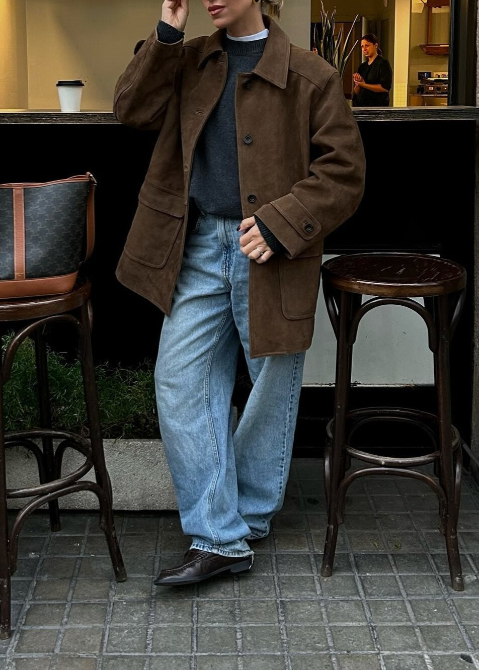 Luvik | Nahka Napitettava Takki