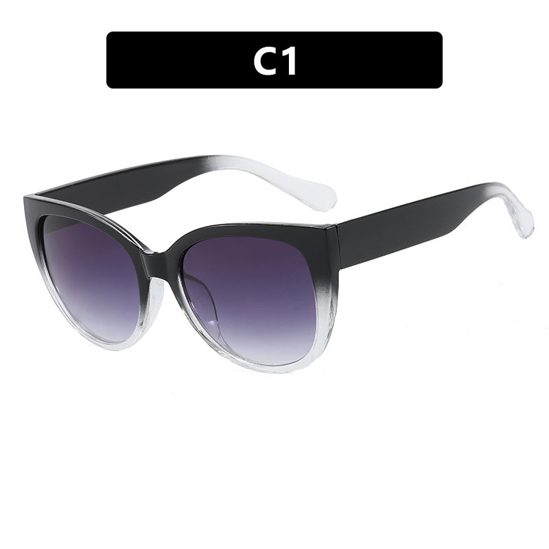 Dame ekstravagant solbrille med moderne Cat-Eye design Luvikno