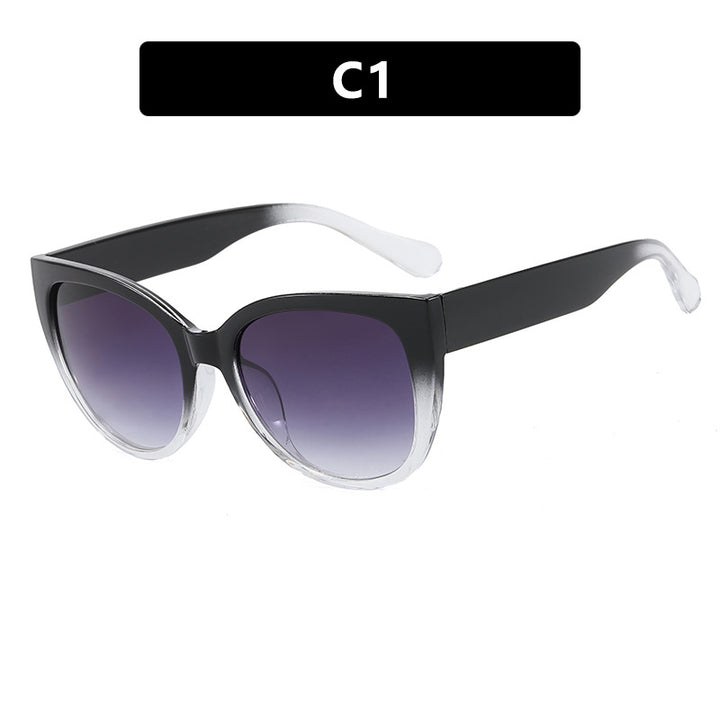Dame ekstravagant solbrille med moderne Cat-Eye design Luvikno