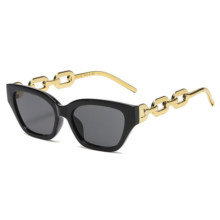 Dame solbrille med unikt kjededesign Luvikno