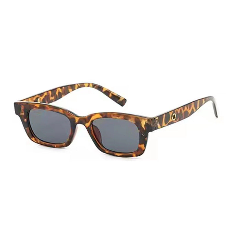 Dame Designer-solbrille med trendy skilpaddemønster Luvikno