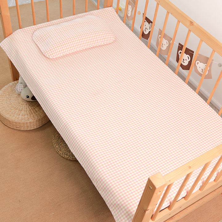Damer babysengesett med rutete design Luvikno