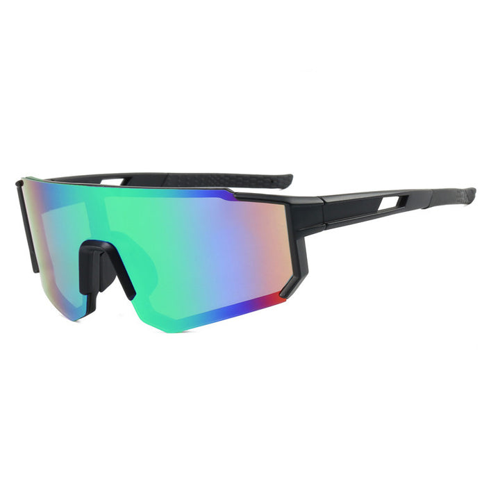 Damer sporty solbriller i futuristisk design med bredt synsfelt Luvikno