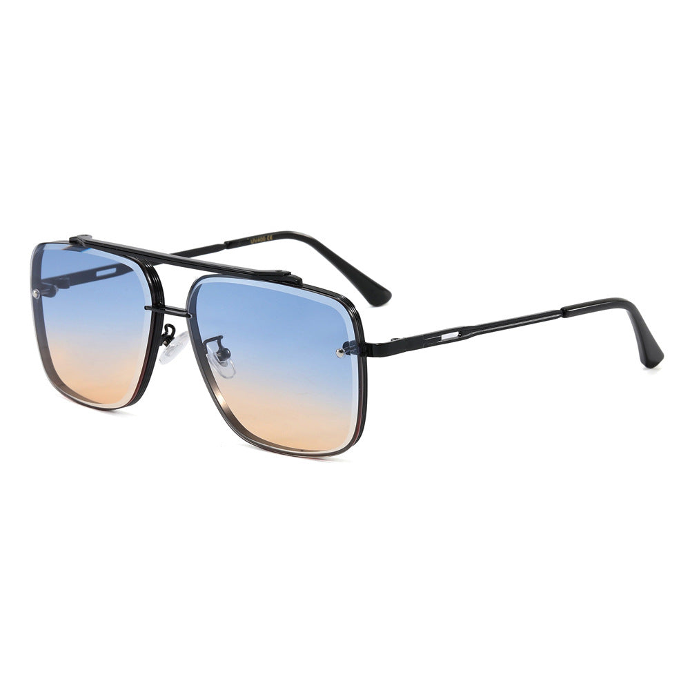Damer elegant kvadratisk designer solbrille Luvikno