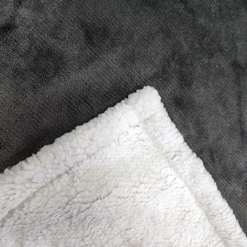 Dame Kosegenser Poncho i myk fleece Luvikno