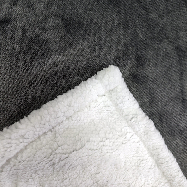 Dame Kosegenser Poncho i myk fleece Luvikno