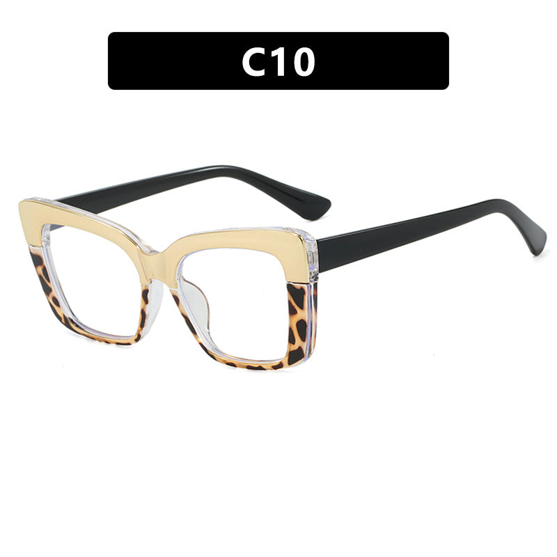Dames moteriktig brille i trendy geometrisk design Luvikno
