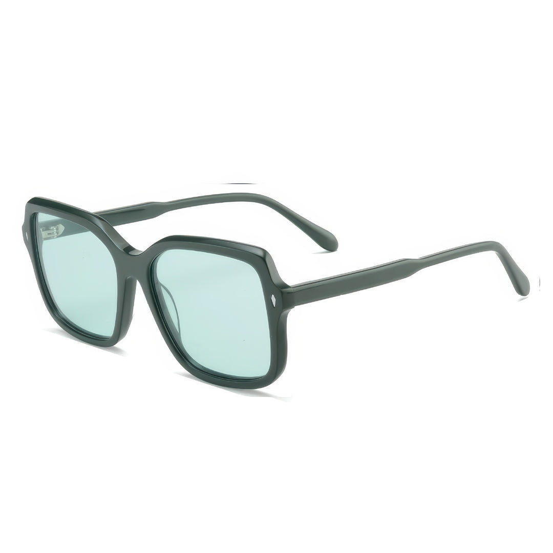 Dame oversized solbriller i moderne design med polariserte linser Luvikno