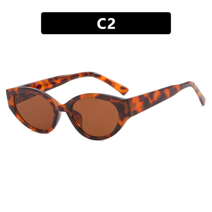 Dame Cat-Eye solbriller med beskyttende UV-filter og trendy design Luvikno