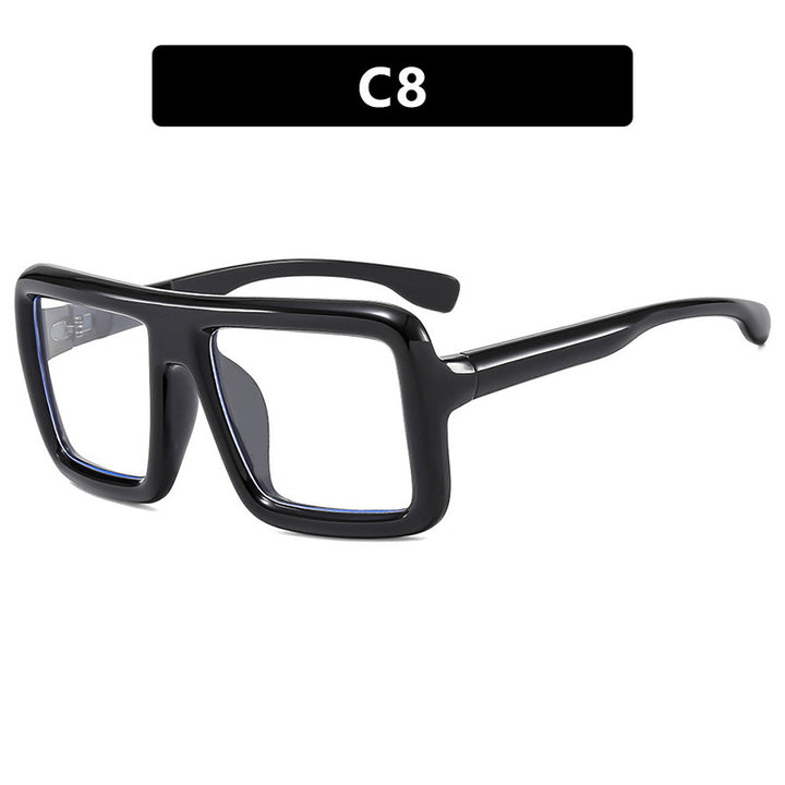 Dame solbrille i moderne, rektangulære design med høy UV-beskyttelsesfunksjon Luvikno