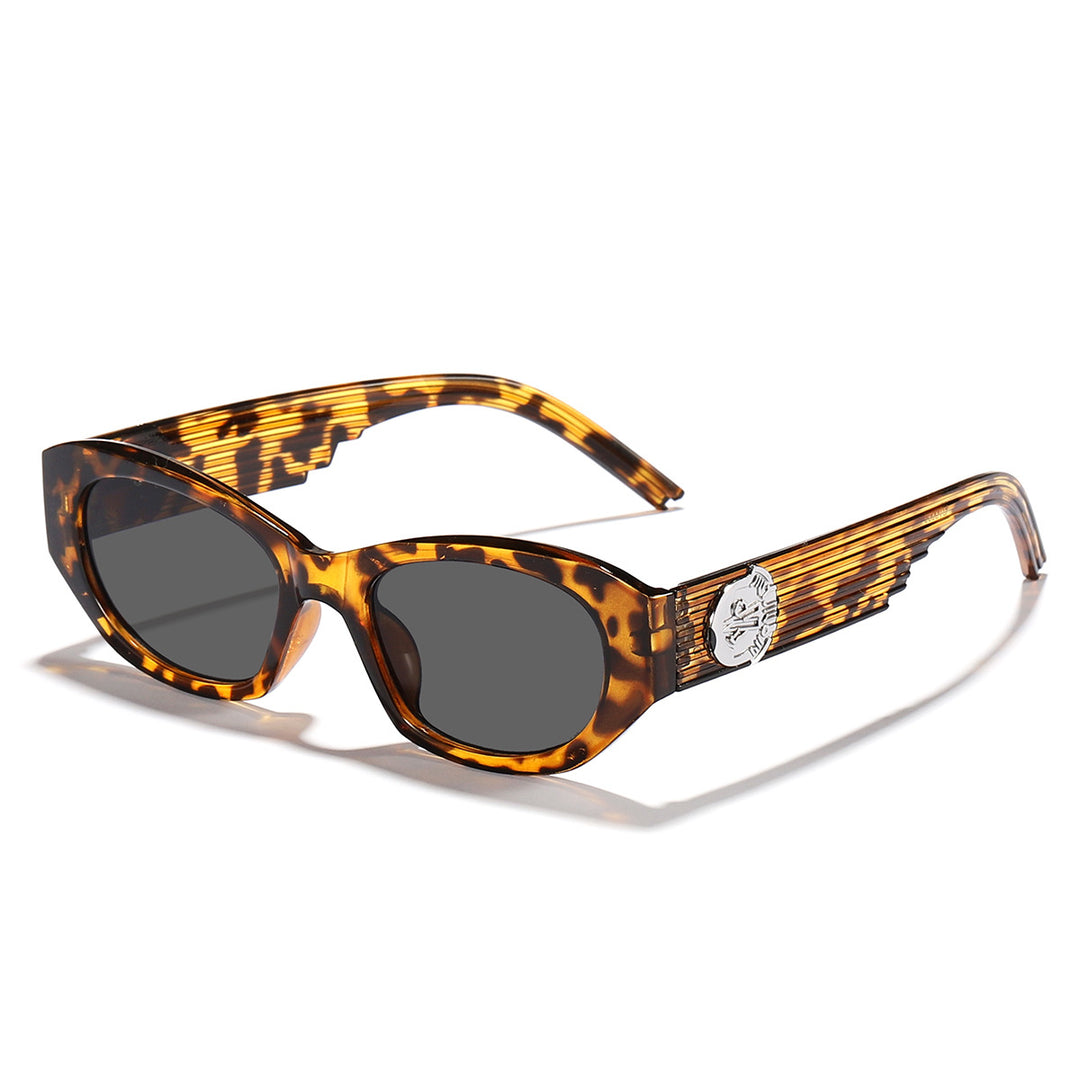 Dame Designer-solbrille i elegant transparent design Luvikno