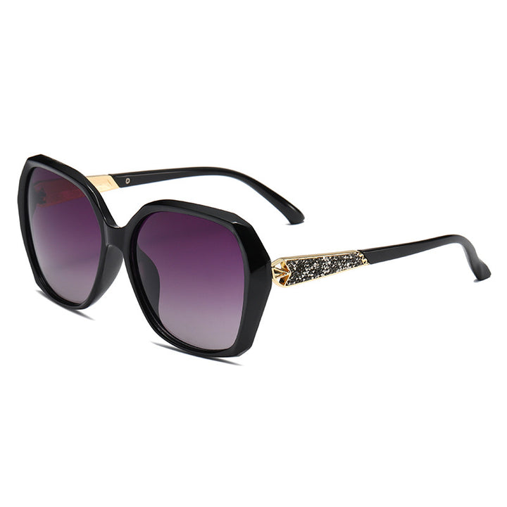 Dames store solbriller i elegant sommerfugl design Luvikno