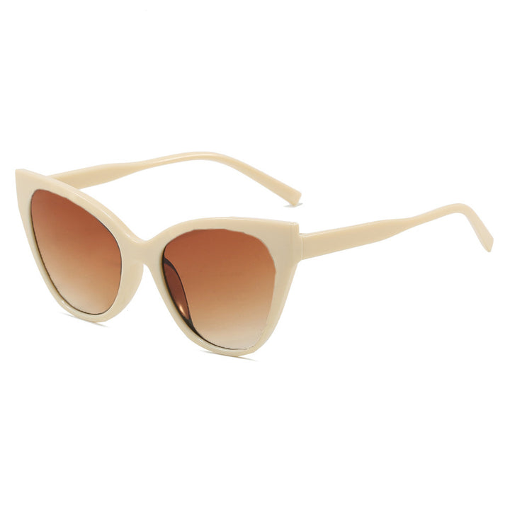 Dame Cat-Eye solbriller med UV-beskyttelse og moderne ramme Luvikno