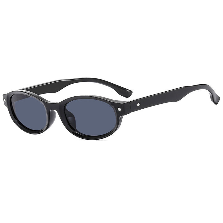 Dame Cat-Eye solbrille i elegant vintage-stil Luvikno