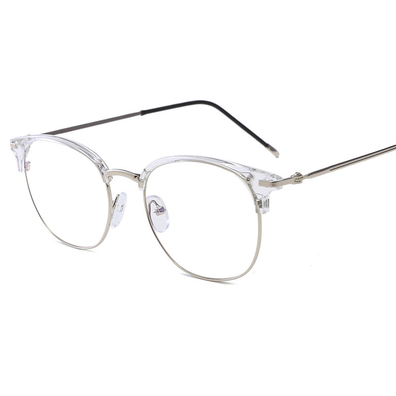 Damer moteriktig cat-eye brille med filigran metallramme Luvikno