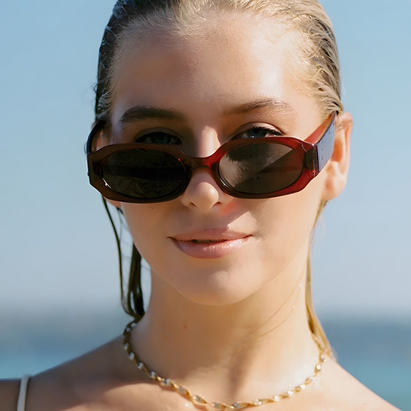 Dame ekstravagant solbrille i stilfull retro-design Luvikno