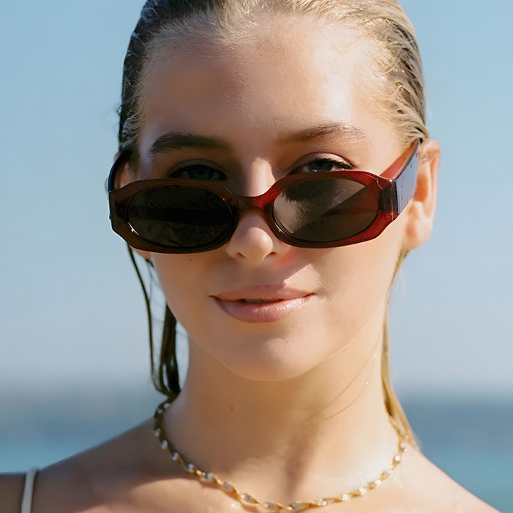Dame ekstravagant solbrille i stilfull retro-design Luvikno
