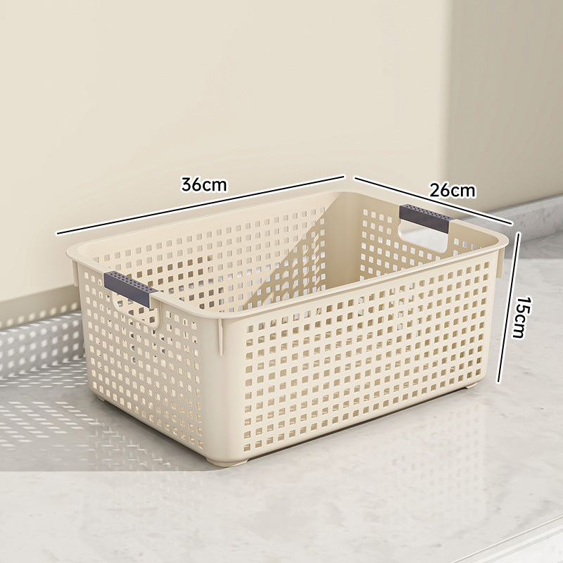 Kvinnene Allsidig og Elegante Oppbevaringskurv med Solid Håndtak Luvikno