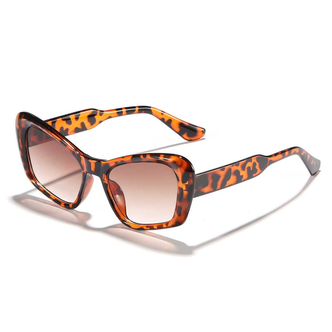 Dame designer solbrille i den gjenkjennelige retro-stilen Luvikno