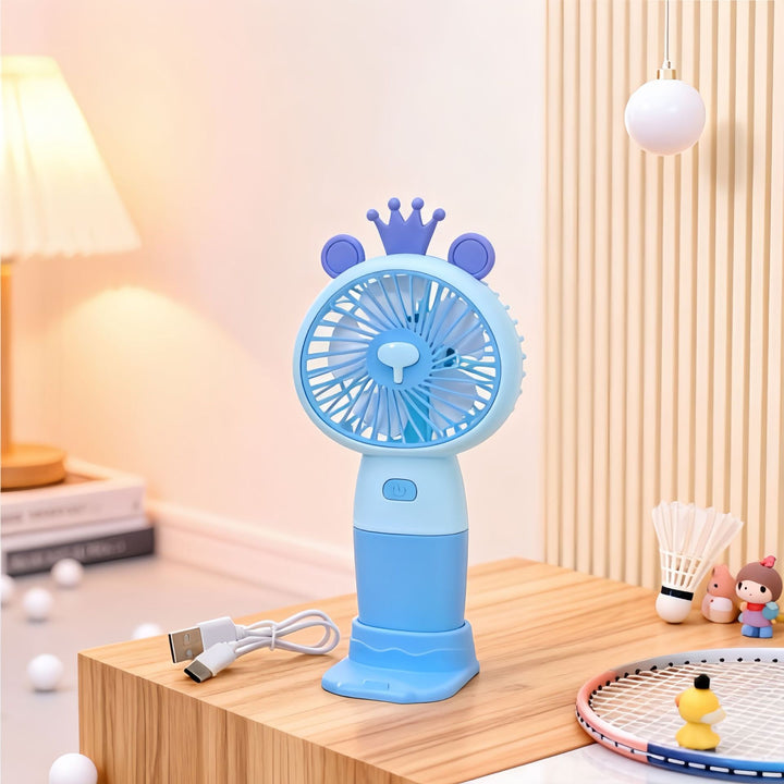 Damer Bærbar Dyre Mini-Ventilator med USB-tilkobling Luvikno