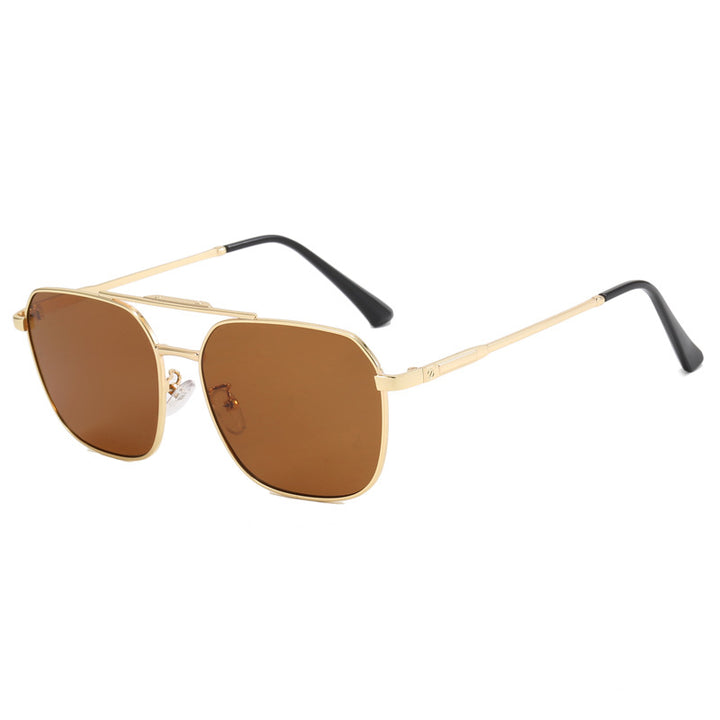 Damer Modiske Oversized-solbriller i edelt Shield-design Luvikno