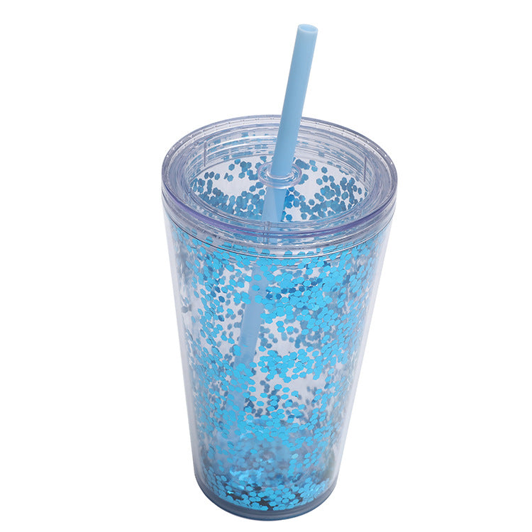 Unisex Glitter Becher Luvikno