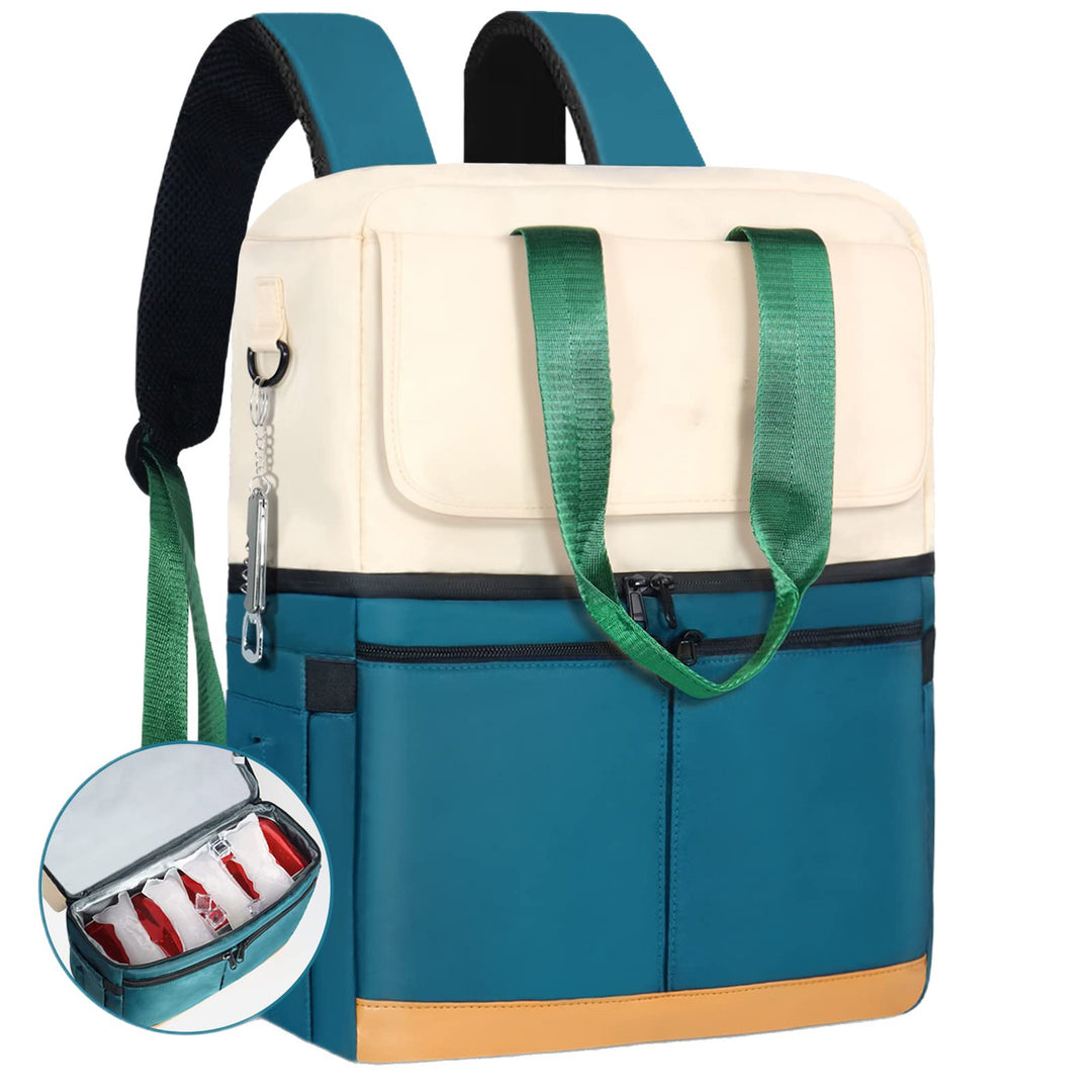 Unisex Isolert Fritids Transport Bag med Eksterne Lommer Luvikno