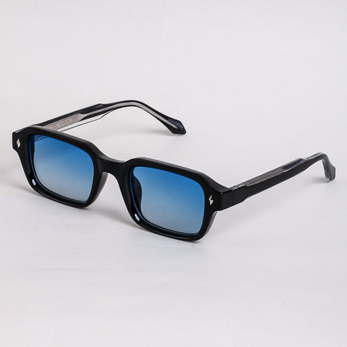 Dame firkantet solbrille med moderne, allsidig ramme og UV-beskyttelse Luvikno
