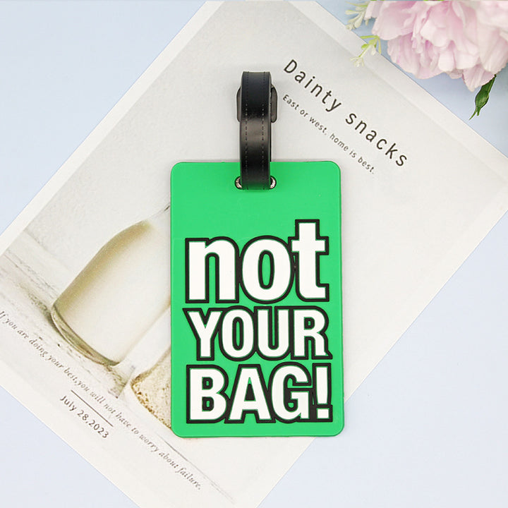Unisex Bagasjelapp med humoristisk design Luvikno