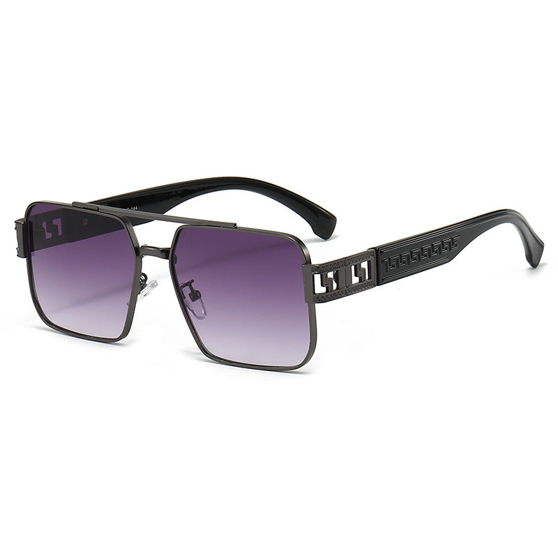 Dame kvadratisk solbrille med ergonomisk ramme og UV-beskyttelse Luvikno