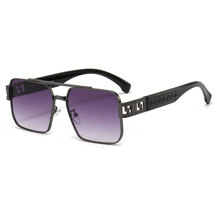 Dame kvadratisk solbrille med ergonomisk ramme og UV-beskyttelse Luvikno