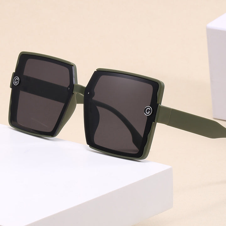 Dame kvadratisk solbrille med moderne design Luvikno