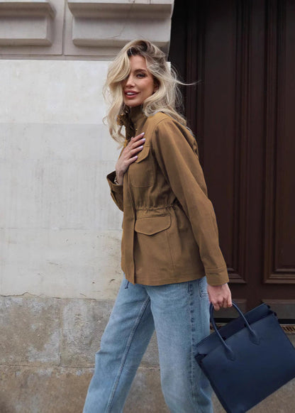 Luvik | Chic - Korkeakauluksinen Cargo-takki