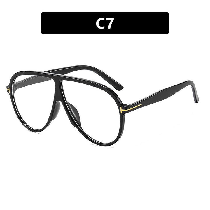 Dame moteriktig brille med stort trendy ramme Luvikno
