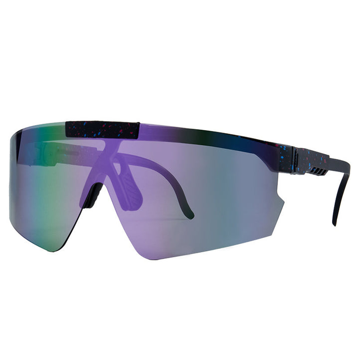 Dame Sport-solbrille i moderne design med store glass Luvikno