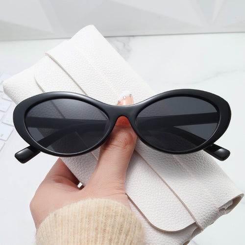 Dame stilige Cat-Eye solbriller med myke kurver og UV-beskyttelse Luvikno