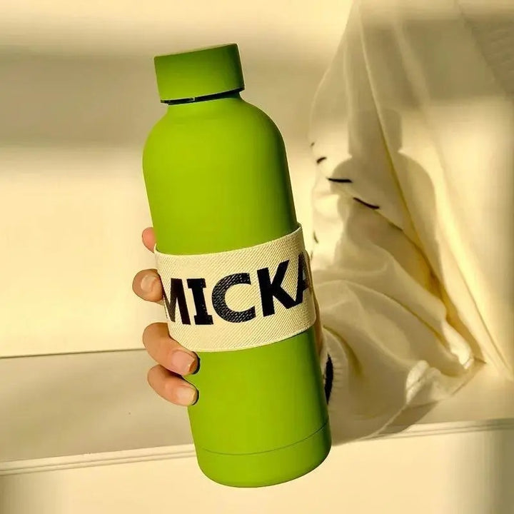 Damen Sportliche Edelstahl-Wasserflasche Luvikno